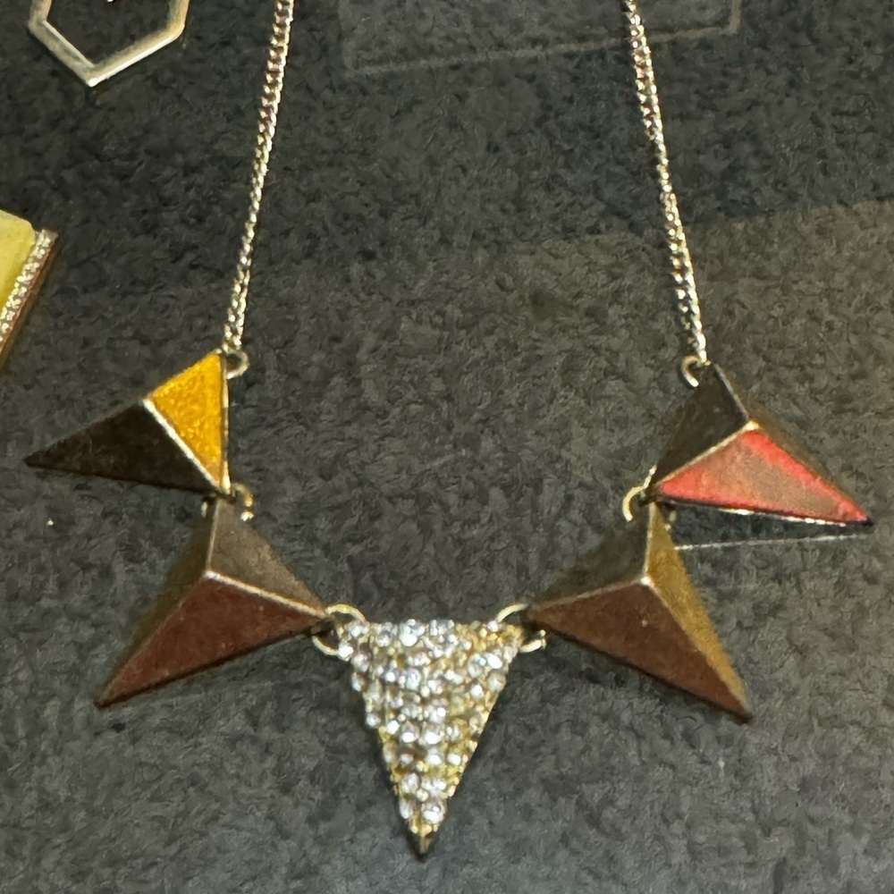 Gold Necklace & Earring Jewelry Bundle - Picture 4 of 5